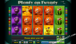 gratis fruitkasten spelen Plenty on twenty Gaminator